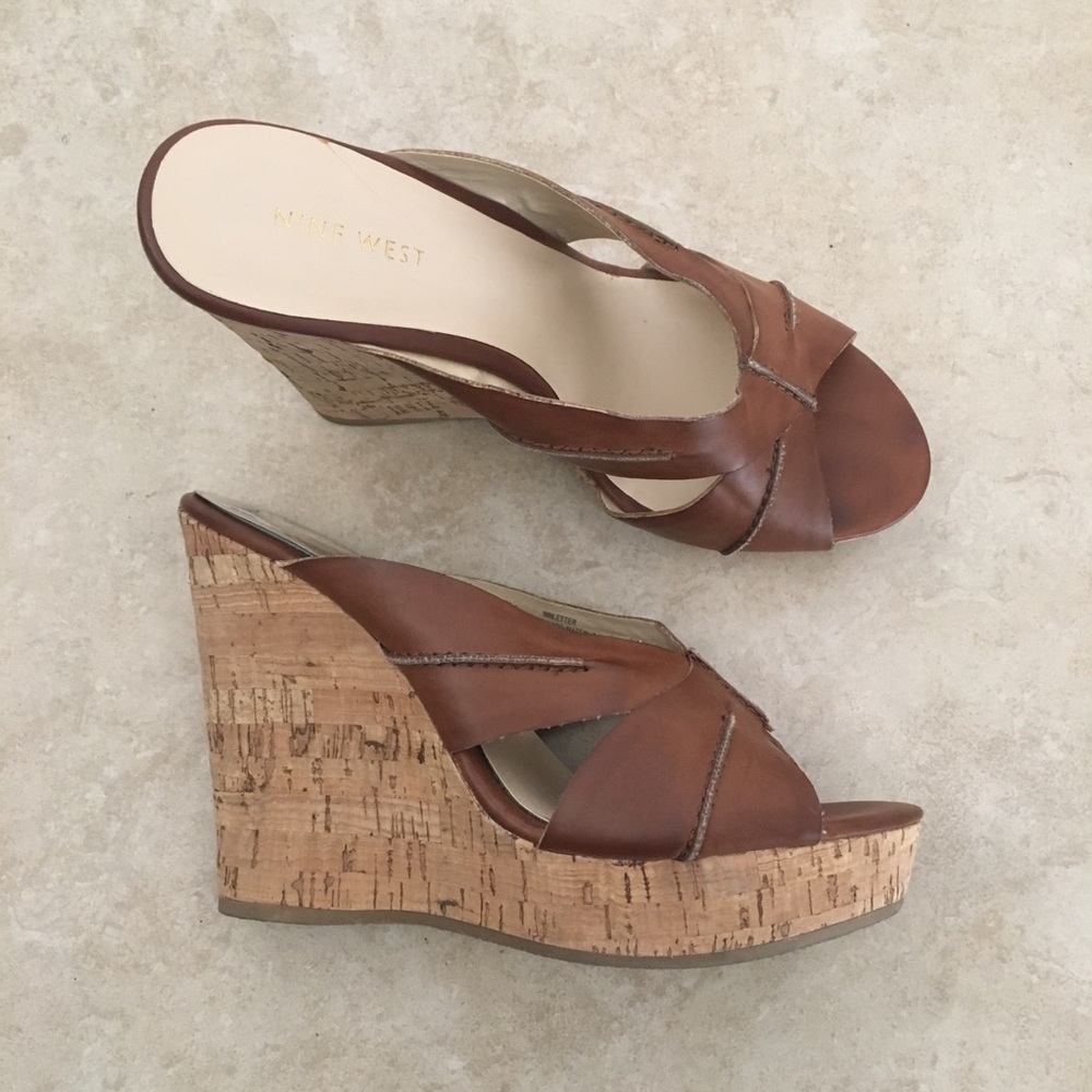 Nine West Slip on Wedges